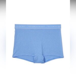 Victoria’s Secret Cotton Logo Cotton High-Waist Boyshort Panty Underwear. NWT